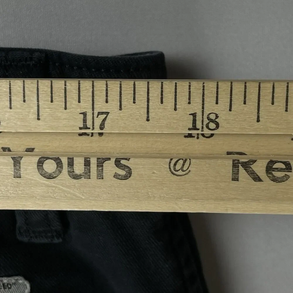 Levi's XX Chino Black Standard Taper Jeans Mens Size 34 x 34 Black Stretch Khaki